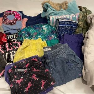 Size 10 Girls' Clothing Bundle – 17 Pieces